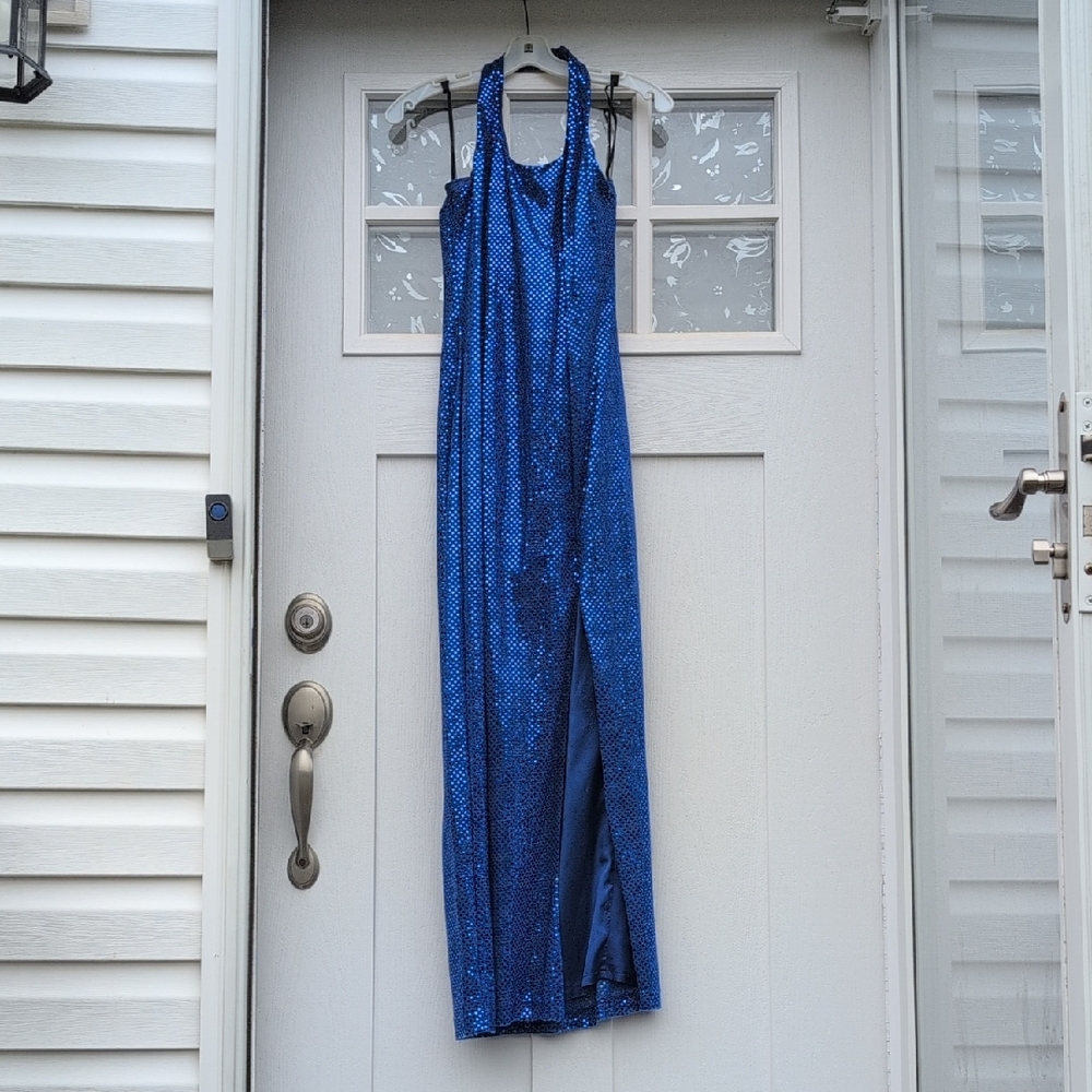 Jump Blue Sequin Dress